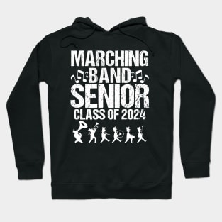 Marching Band Senior 2024 Musician Graduating Class Grad Hoodie